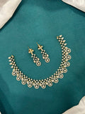 AD Stone Diamond Look Necklace Set with Earrings | RARUS Jewels
