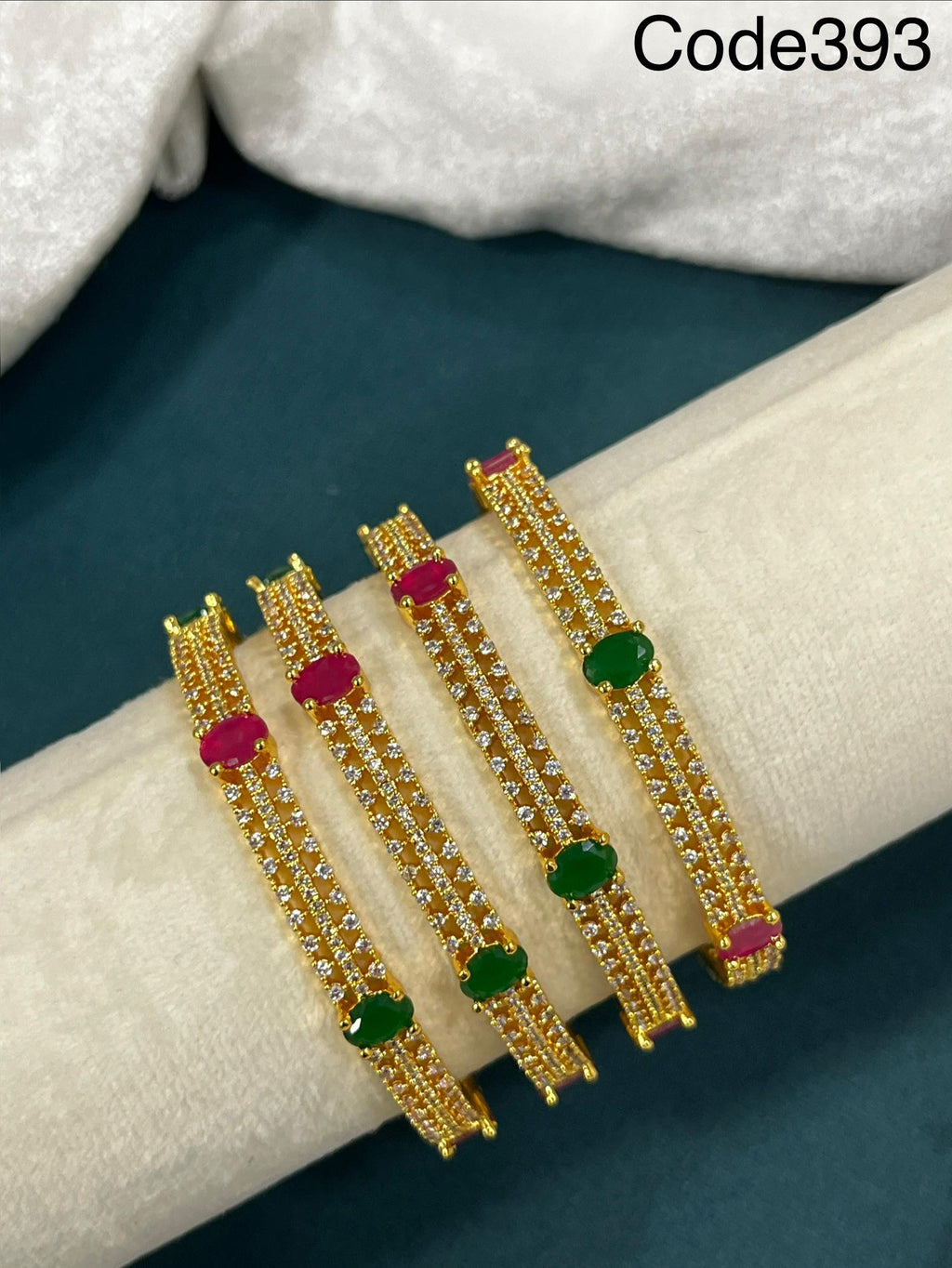 premium Bangles with AD Stone