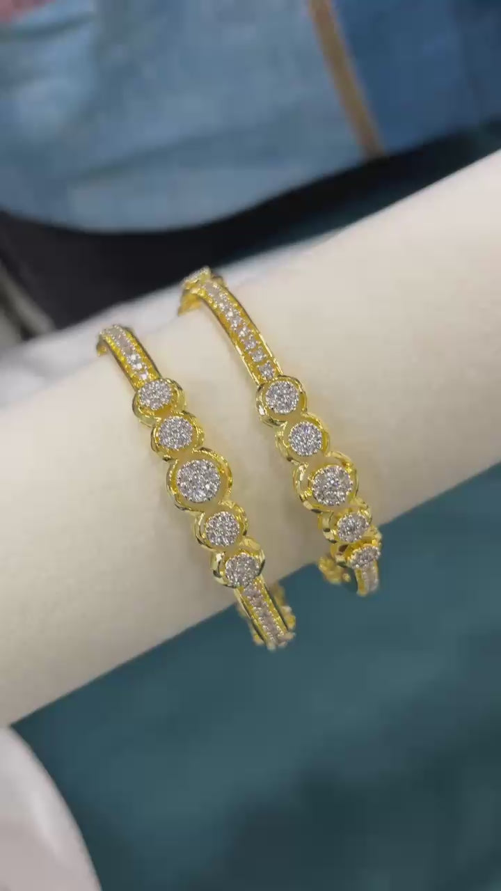 premium Bangles with AD Stone